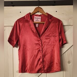 Y2K Juicy Couture Forever 21 Sleepwear Top. Size S. Pink.
